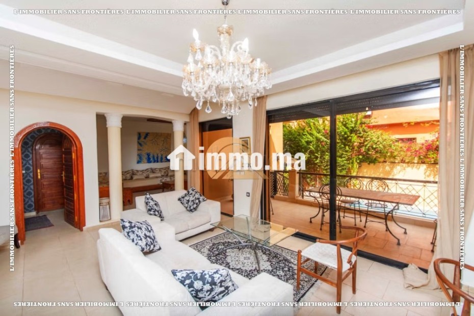 Villa meublée à louer avec piscine privée à Targa - Location Immobilier - Marrakech - photo 4