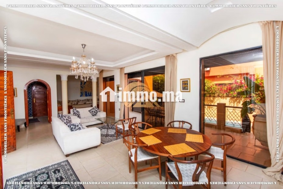 Villa meublée à louer avec piscine privée à Targa - Location Immobilier - Marrakech - photo 7