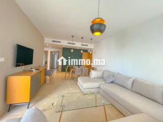 Louez cet appartement à Casablanca Finance City. Superficie 100 m². Bien meublé - Appartement à louer - Casablanca