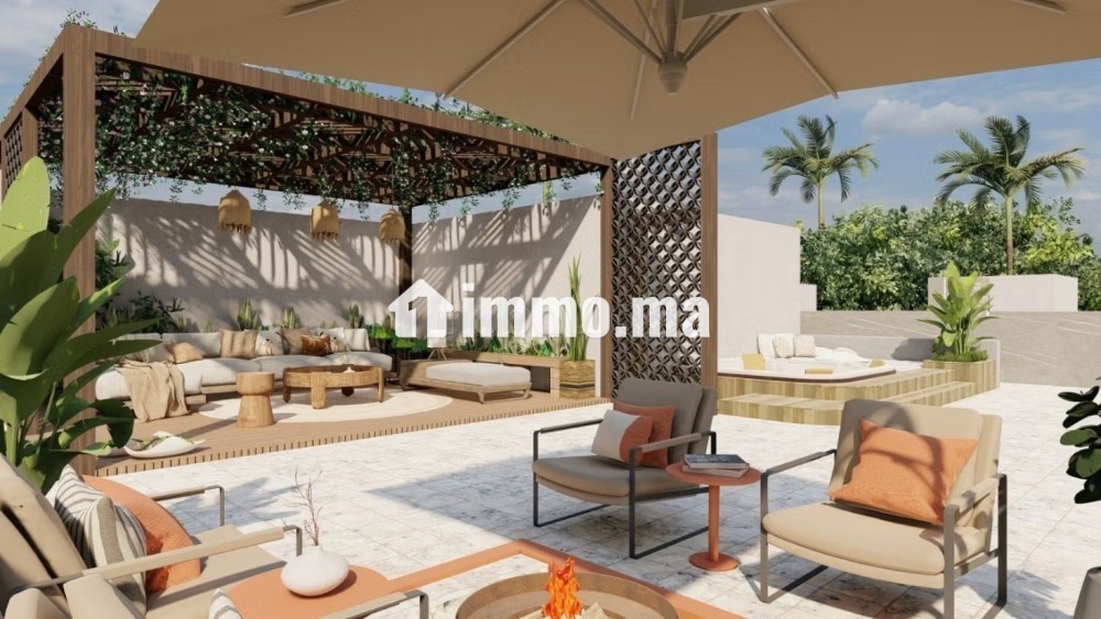 Villa 4 Suites Vue sur l’Atlas, Piscine et Rooftop - Vente Immobilier - Marrakech - photo 4