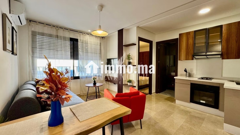Studio en location à Oasis. Surface de 55 m². Meublé - Location Immobilier - Casablanca - photo 1
