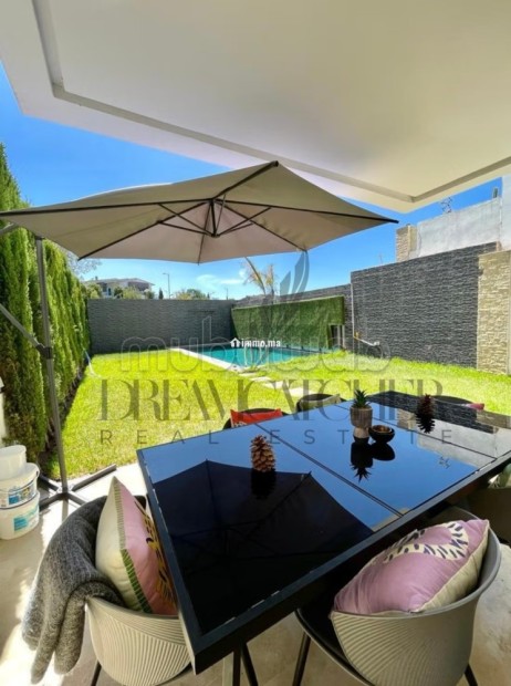Location villa de haut standing à Ville Verte. Surface totale 300 m². Bien meublé - Location Immobilier - Bouskoura - photo 1