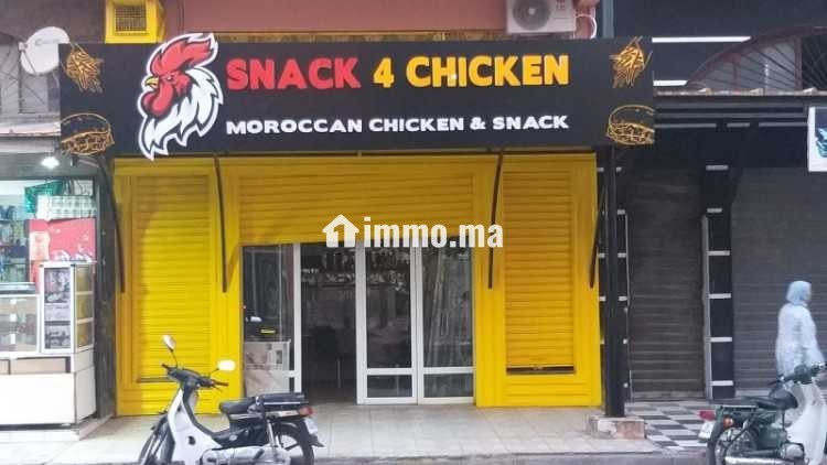 Fonds de commerce snack equipe a vendre - Vente Immobilier - Marrakech - photo 1