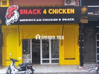 Fonds de commerce snack equipe a vendre - Local commercial à vendre - Marrakech