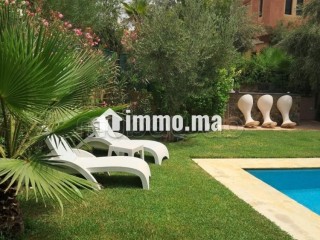 Superbe villa à louer à Route Casablanca. 7 pièces confortables. Bien meublé - Villa à louer - Marrakech