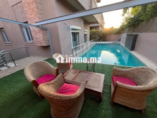 Superbe villa meublée avec piscine à louer - Villa à louer - Marrakech
