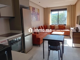 Studio de standing meublé avec terrasse sans vav - Appartement à louer - Casablanca