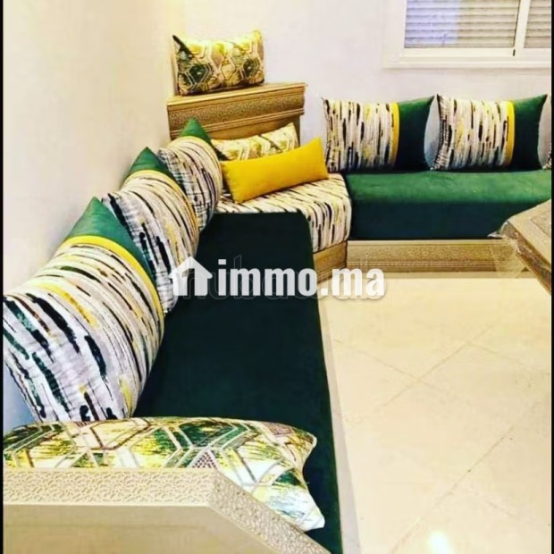 Location saisonnière à Plage Oued Cherrat. 2 pièces. Salon Marocain et antenne parabolique - Vente Immobilier - Bouznika - photo 1