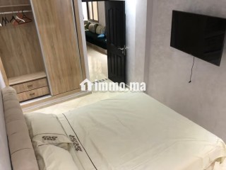 Location saisonnière à Plage Oued Cherrat. 2 pièces. Salon Marocain et antenne parabolique - Appartement à vendre - Bouznika