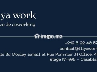 LOCATION D'ESPACES DE BUREAUX COWORKING - Bureau à louer - Casablanca