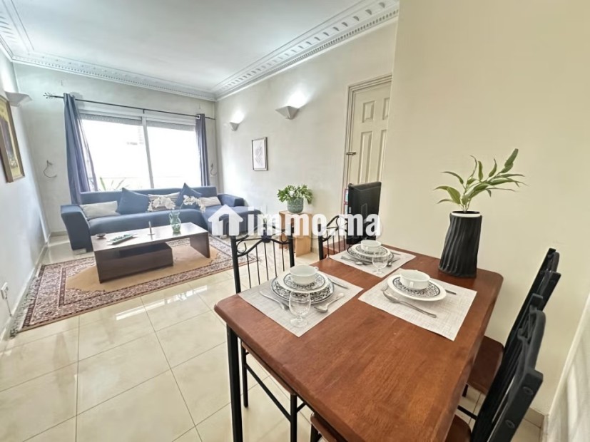 Location d'un appartement à Racine. Surface totale 70 m². Bien meublé - Location Immobilier - Casablanca - photo 2