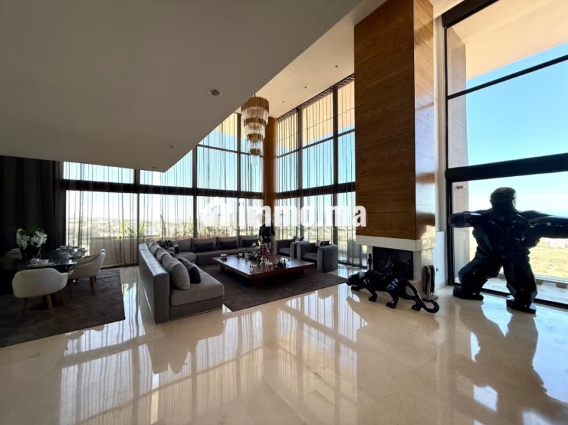 Penthouse de Luxe en Location meublé: Magnifique Penthouse de 4 Ch en location meublé à Ain Diab, Casablanca - Location Immobilier - Casablanca - photo 1