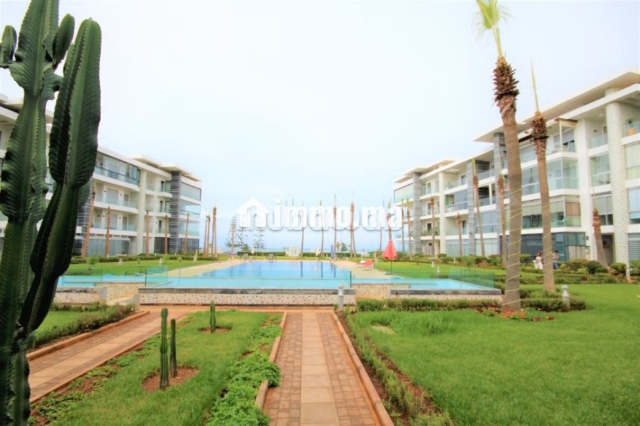 Mansouria luxe 3 ch sur mer terrasse piscine sport - Vente Immobilier - El Mansouria - photo 1