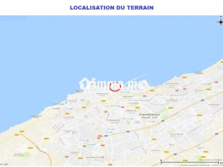 Terrain à vendre 410 m2 près Mosquée HassanII Casa - Terrain à vendre - Casablanca