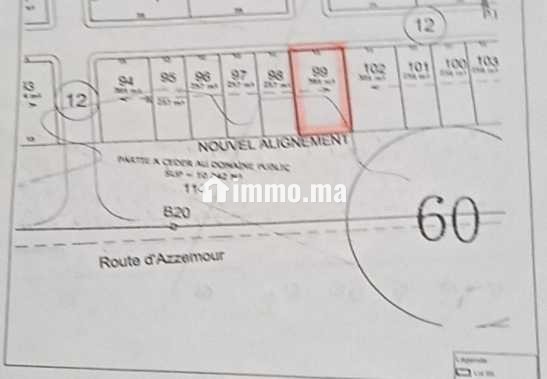 Terrain de villa titré et viabilisé de 2 facades - Vente Immobilier - Casablanca - photo 2