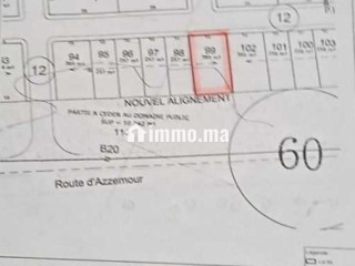Terrain de villa titré et viabilisé de 2 facades - Terrain à vendre - Casablanca