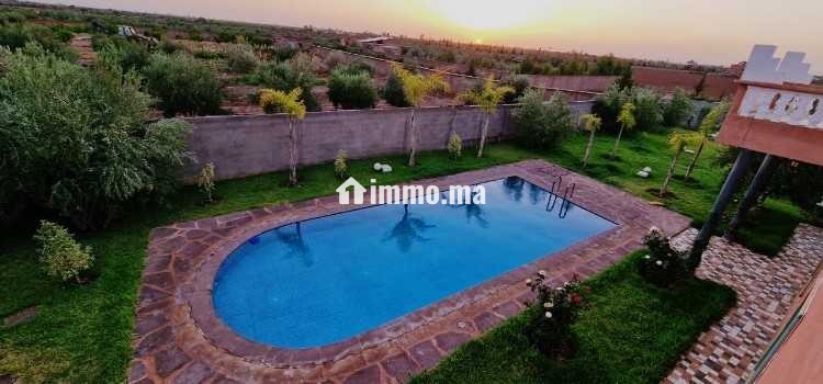 Ferme titré avec villa et piscine privée a vendre - Vente Immobilier - Marrakech - photo 1