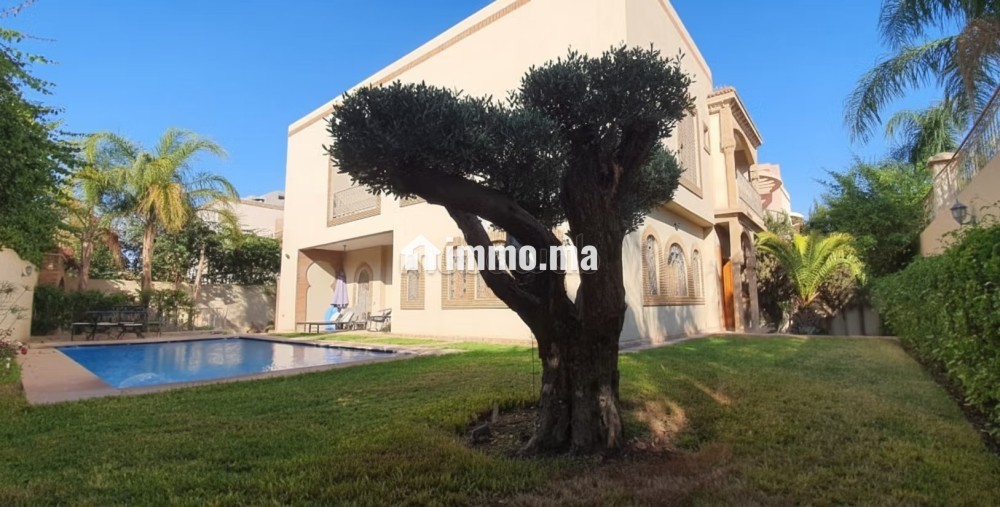 Belle villa meublée avec piscine à targa en LLD - Location Immobilier - Marrakech - photo 1