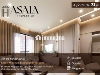 Vente studio et duplex sur plan a gueliz - Appartement à vendre - Marrakech