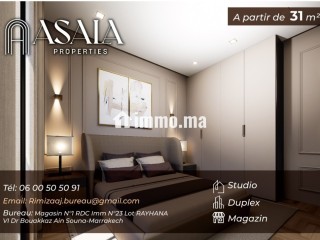 Vente studio et duplex sur plan a gueliz - Appartement à vendre - Marrakech