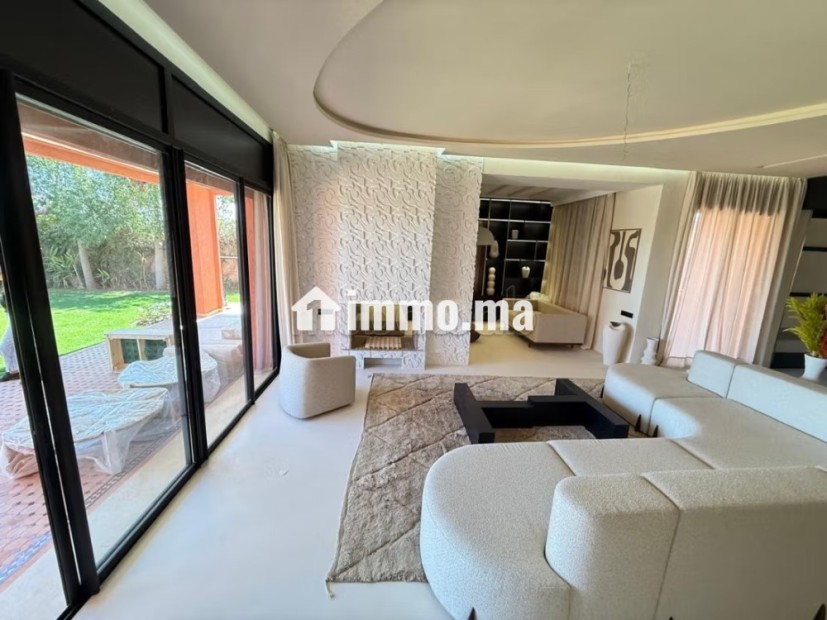 Villa de Luxe Rénovée à Vendre – Golf Amelkis Marrakech, 6 Suites, Spa et Piscine Chauffée - Vente Immobilier - Marrakech - photo 3