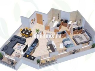 Appartement neuf, vide à Almaz Gardem - Appartement à louer - Casablanca
