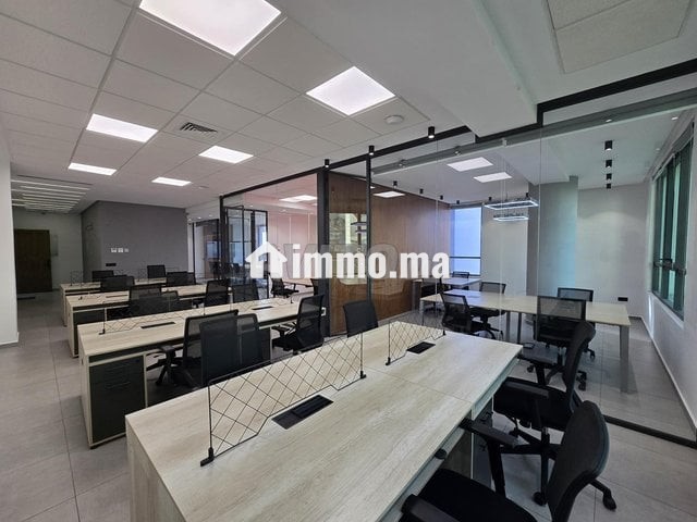 Bureau bien équipé prés de Hôtel onomo 148 m² - Location Immobilier - Casablanca - photo 1