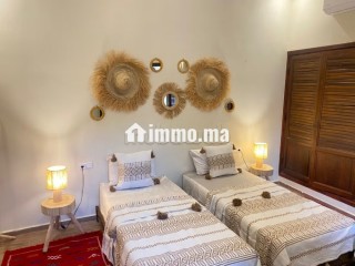 Superbe riad à louer à Saada. Superficie 800 m². Bien meublé. - Villa à louer - Autre