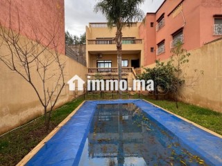 Location d'une maison à Route de l'Ourika. 3 pièces. Cheminée et climatisation - Maison à louer - Marrakech