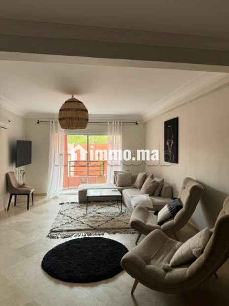 Bel appartement meublé avec balcon – Victor Hugo - Location Immobilier - Marrakech - photo 1