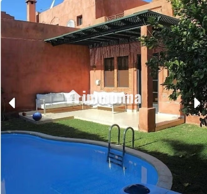 Magnifique villa 3 chambres meublée avec piscine pv sur rt casa - Location Immobilier - Marrakech - photo 2