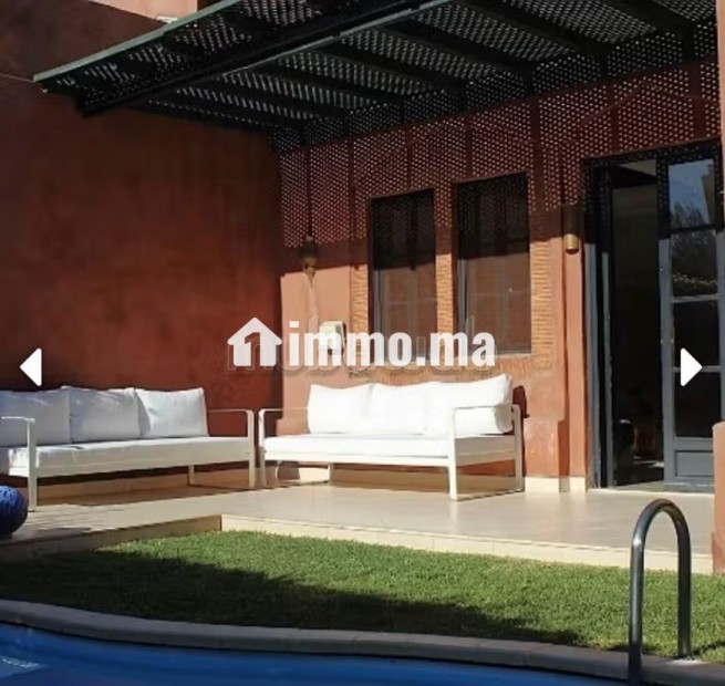 Magnifique villa 3 chambres meublée avec piscine pv sur rt casa - Location Immobilier - Marrakech - photo 3