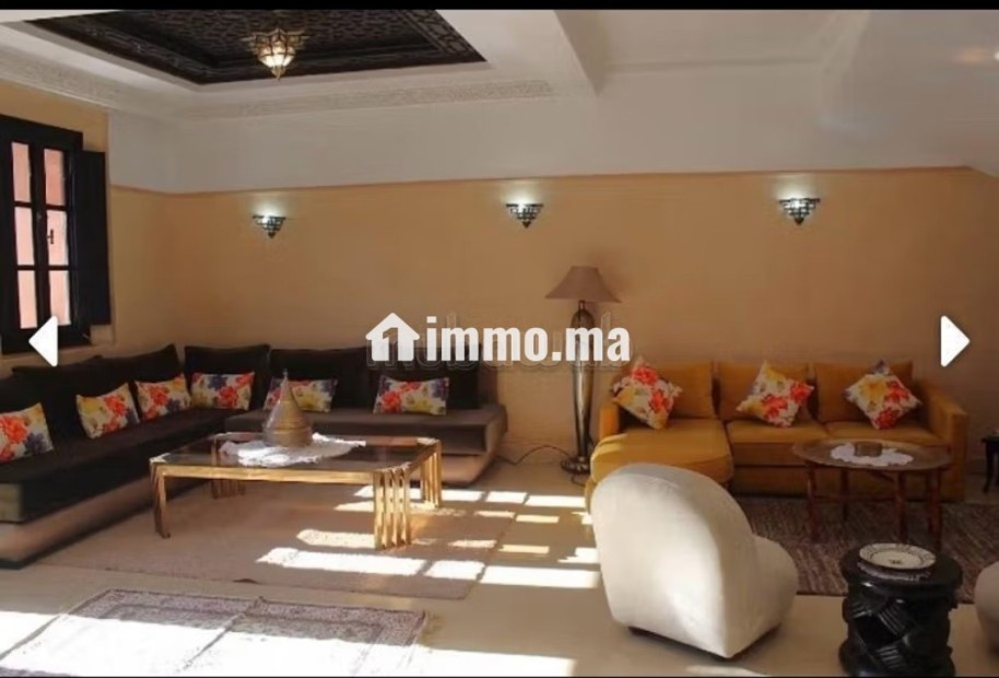 Magnifique villa 3 chambres meublée avec piscine pv sur rt casa - Location Immobilier - Marrakech - photo 4