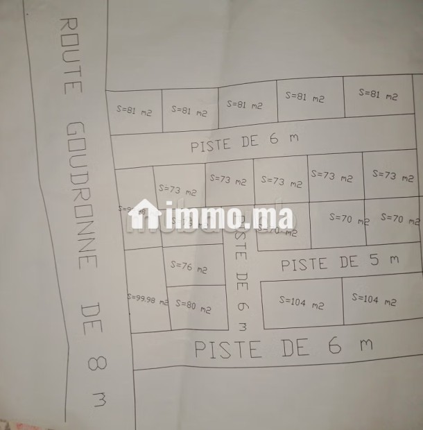 Achat de terrain à El Koudia El Beida. Superficie 100 m² - Vente Immobilier - Autre - photo 1
