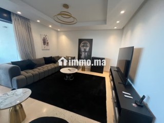 Location d'un appartement à Ain Diab. Surface totale 200 m². Bien meublé - Appartement à louer - Casablanca