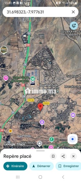 Achat de terrain à Route Casablanca. Surface totale 590 m² - Vente Immobilier - Marrakech - photo 2