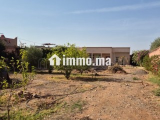 Route de Fès km22, villa neuve de 130 m2 et une villa beldi sur terrain de 1200 m2 en melkia - Villa à vendre - Marrakech