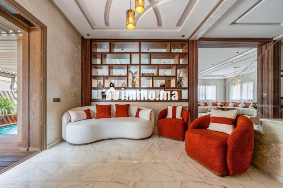 Villa meublée 6 ch à louer LD Agdal Marrakech - Location Immobilier - Marrakech - photo 8