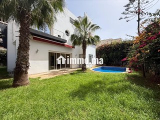 Ain Sebaa/Villa 500m2 piscine jardin - Villa à louer - Casablanca