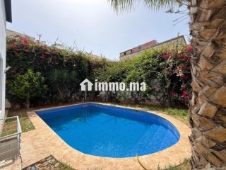 Ain Sebaa/Villa 500m2 piscine jardin - Villa à louer - Casablanca