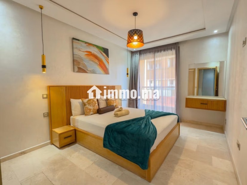 Appartements à louer à Guéliz. 2 belles chambres. Résidence avec concierge, climatisation générale - Vente Immobilier - Marrakech - photo 1