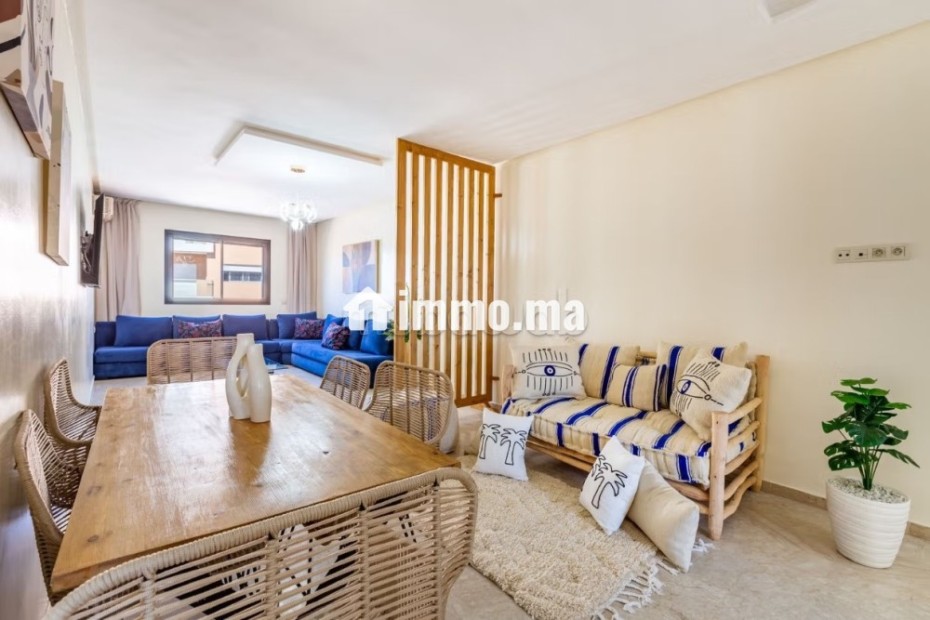 Appartement à louer à Hivernage.
Surface de 80 m².
Meublé - Location Immobilier - Marrakech - photo 1