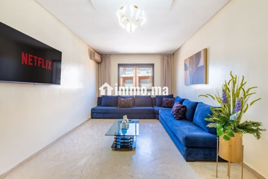 Appartement à louer à Hivernage.
Surface de 80 m².
Meublé - Location Immobilier - Marrakech - photo 2