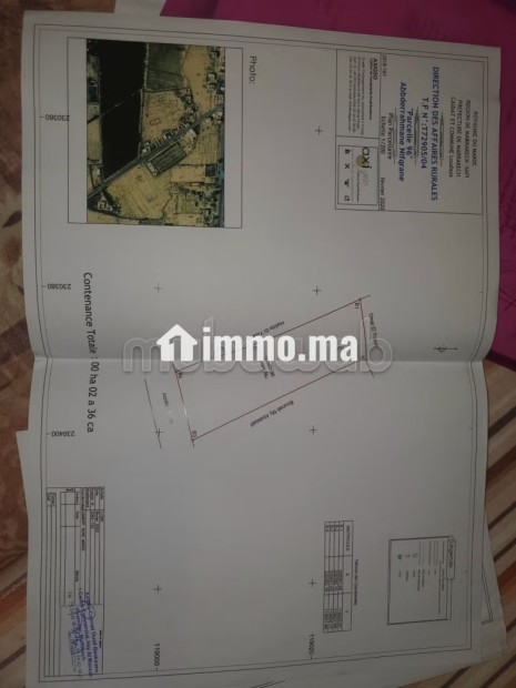 Terrain à vendre à Loudaya. Surface de 240 m²
بقعة للبيع الأودية المركز - Vente Immobilier - Autre - photo 1