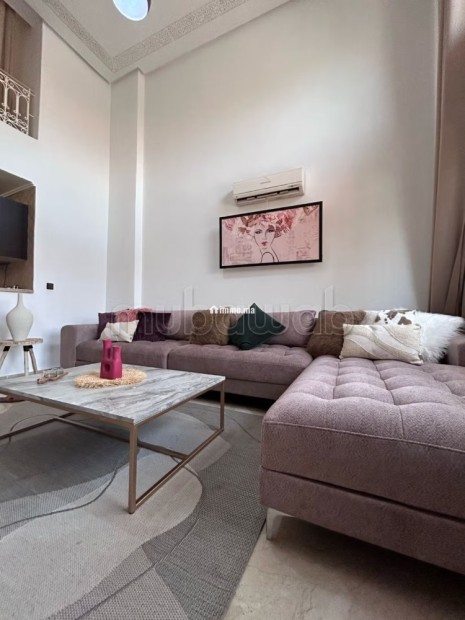 Magnifique duplex meublé 2 chambres à guéliz - Location Immobilier - Marrakech - photo 4