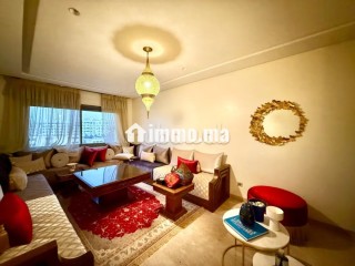 En Location Meublé: Magnifique appartement 2 ch Avec terrasse à Bourgone Casablanca - Appartement à louer - Casablanca