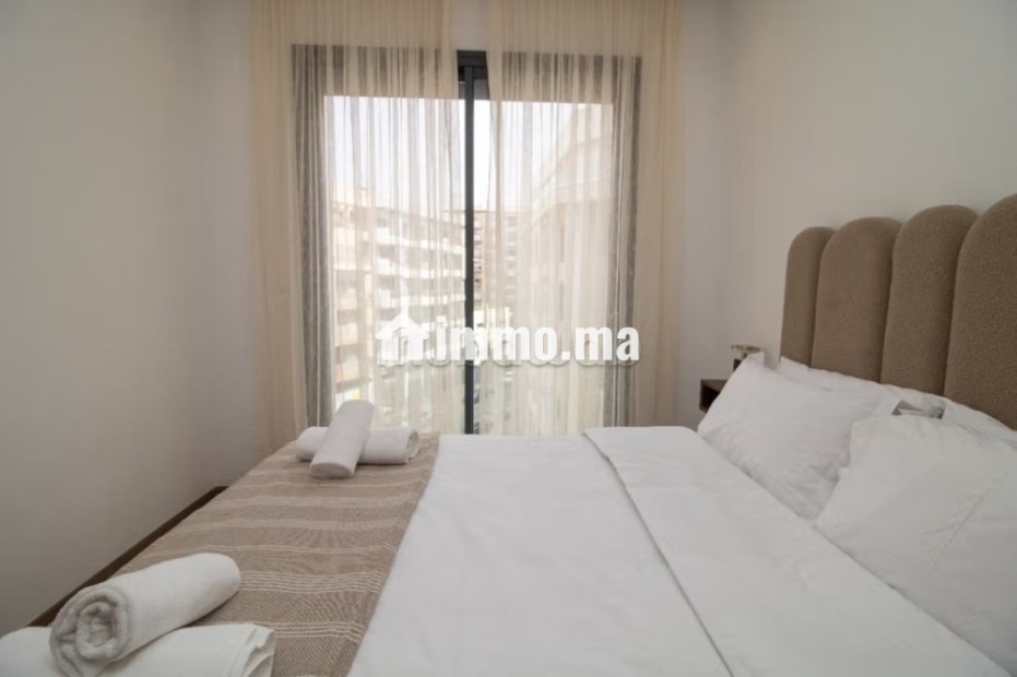 Très bel appartement en location à Les princesses. 1 chambre. Chauffage central et porte blindée - Location Immobilier - Casablanca - photo 4