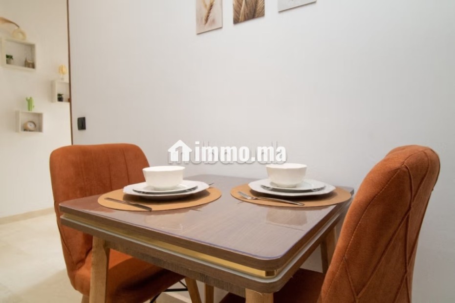 Très bel appartement en location à Les princesses. 1 chambre. Chauffage central et porte blindée - Location Immobilier - Casablanca - photo 5