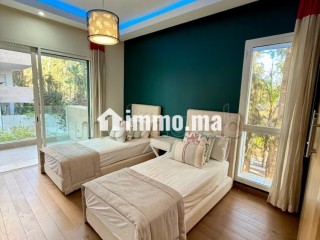 Appart meublé avec terrasse l’orangerie souissi - Appartement à louer - Rabat