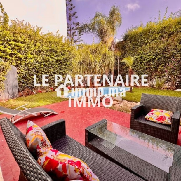 Magnifique Villa Meublé avec piscine à louer Ain Diab - Location Immobilier - Casablanca - photo 1